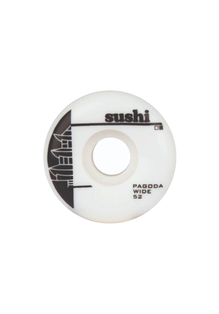 RUOTE SKATE SUSHI PAGODA WIDE 53mm WHITE U