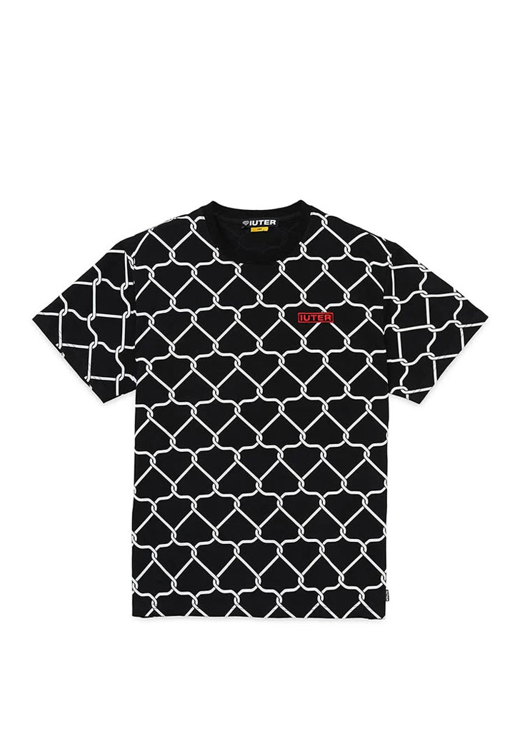 T-SHIRT MANICHE CORTE IUTER NET TEE BLACK XS (Size XS)