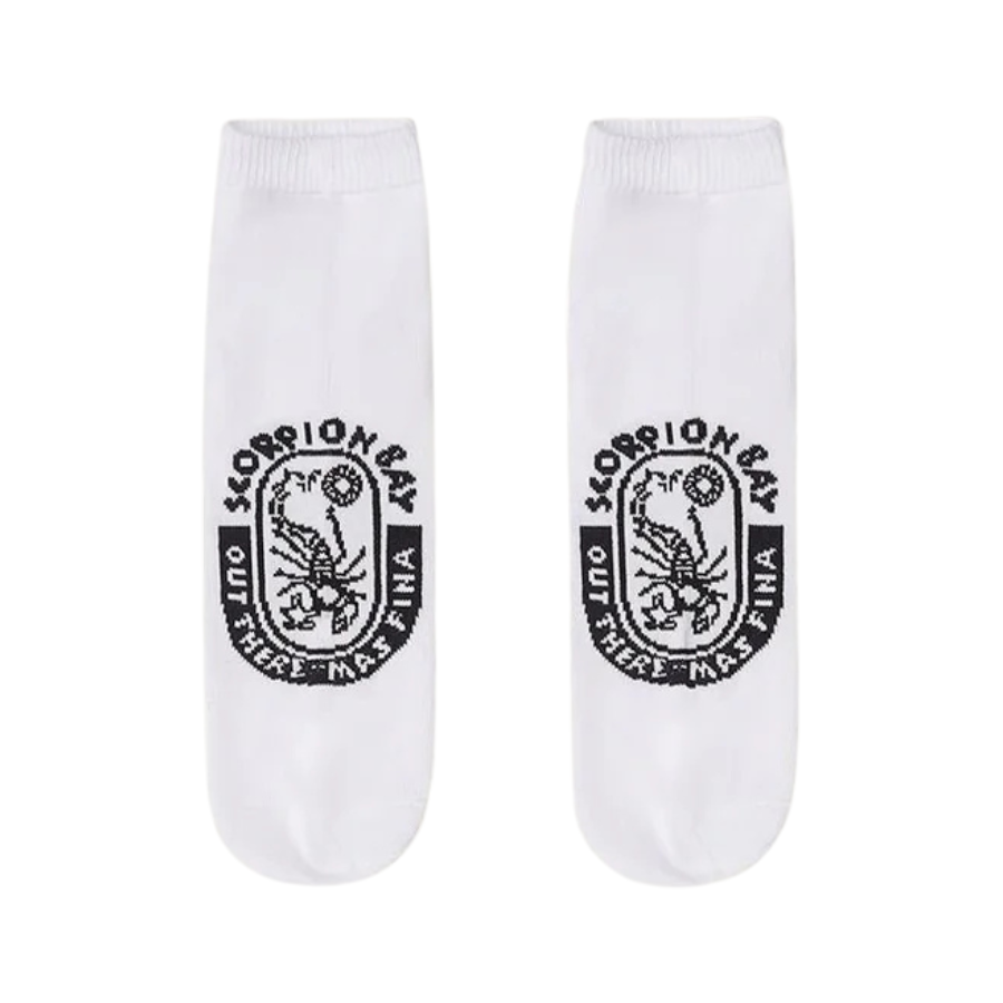 Scorpion Bay Tripack Calze Low Logo Jacquard (WHITE)