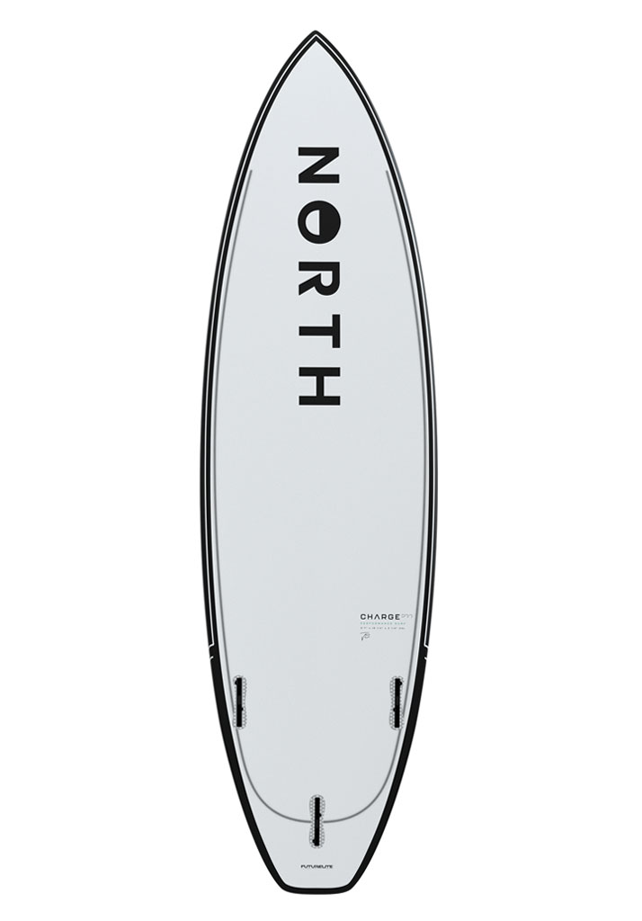 TAVOLA SURF KITE NORTH KITEBOARDING CHARGE PRO SURFBOARD 2024 100 WHITE 5.7 inch (Taglia 5.7 inch)