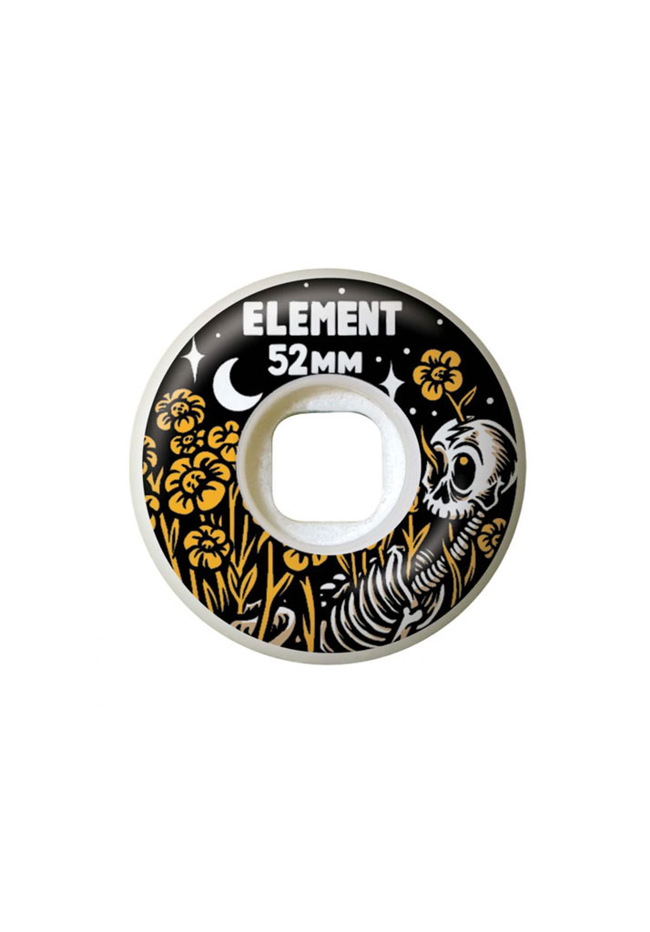 RUOTE SKATE ELEMENT TIMBER BYGONE 52mm WHITE