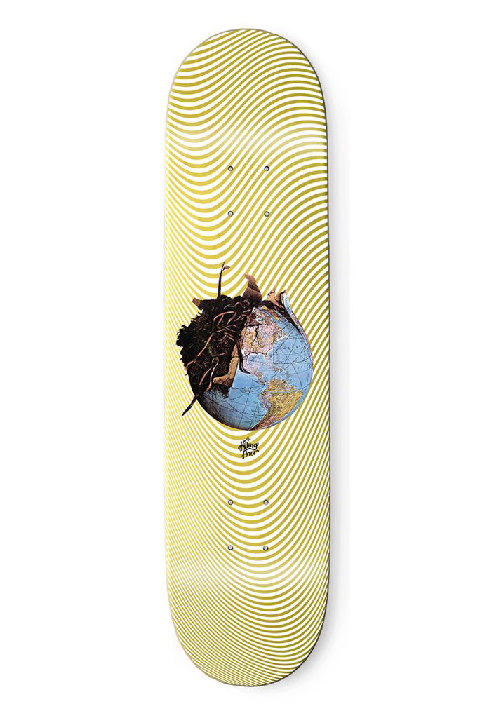 TAVOLA SKATE THE KILLING FLOOR WHOLE EARTH 8.0" + GRIP OMAGGIO U