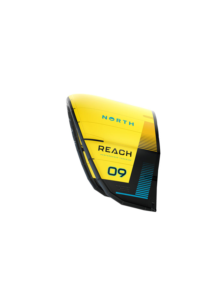 VELA KITESURF NORTH KITEBOARDING REACH KITE 2024 218 SUNSET YELLOW 10m (Taglia 10m)