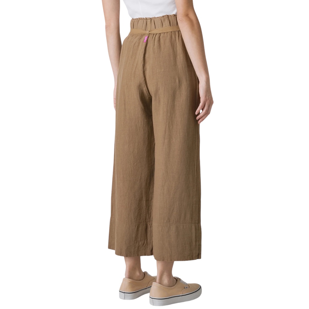 Deha Pantalone Cropped in lino (S)