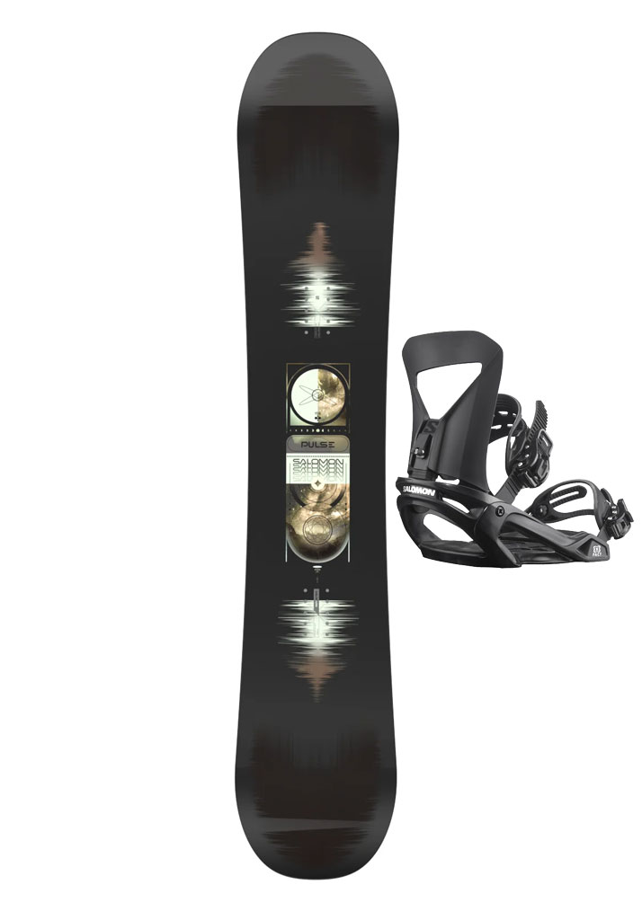 TAVOLA SNOWBOARD SALOMON PULSE + PACT 2026 BLACK 152 (Size 152)