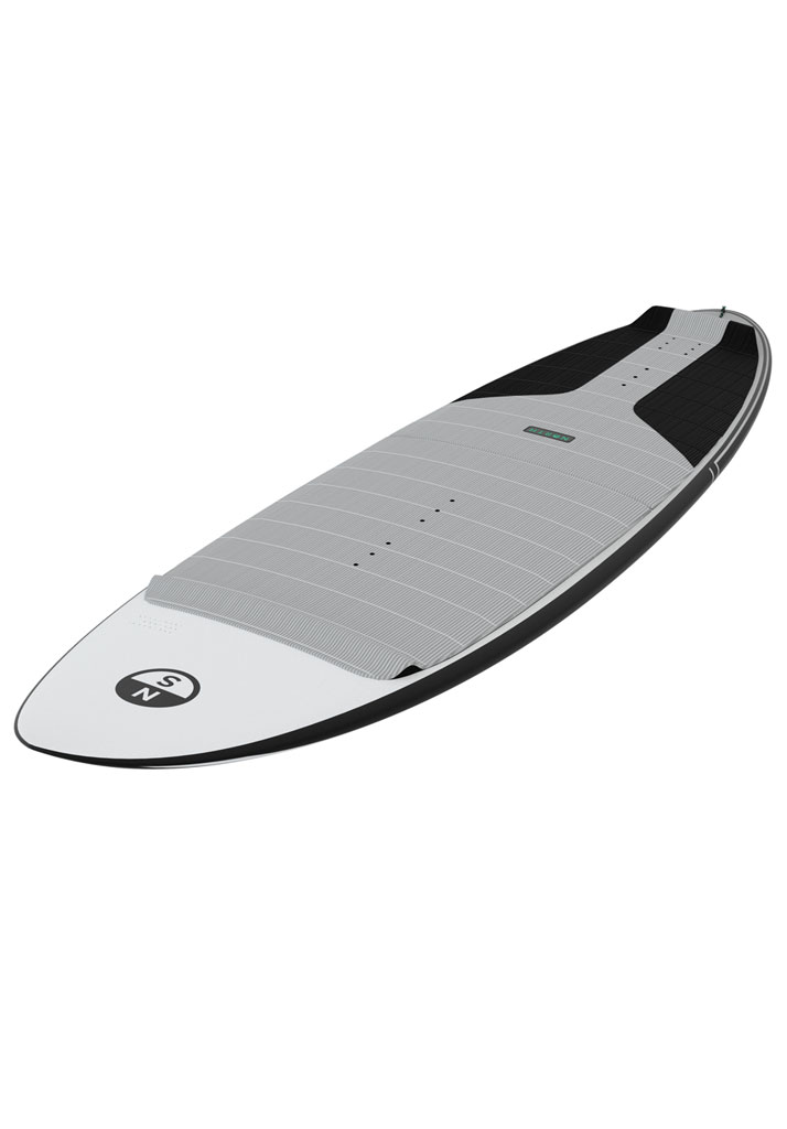TAVOLA SURF KITE NORTH KITEBOARDING CROSS SURFBOARD 2024 100 WHITE 5.3 inch (Size 5.3 inch)