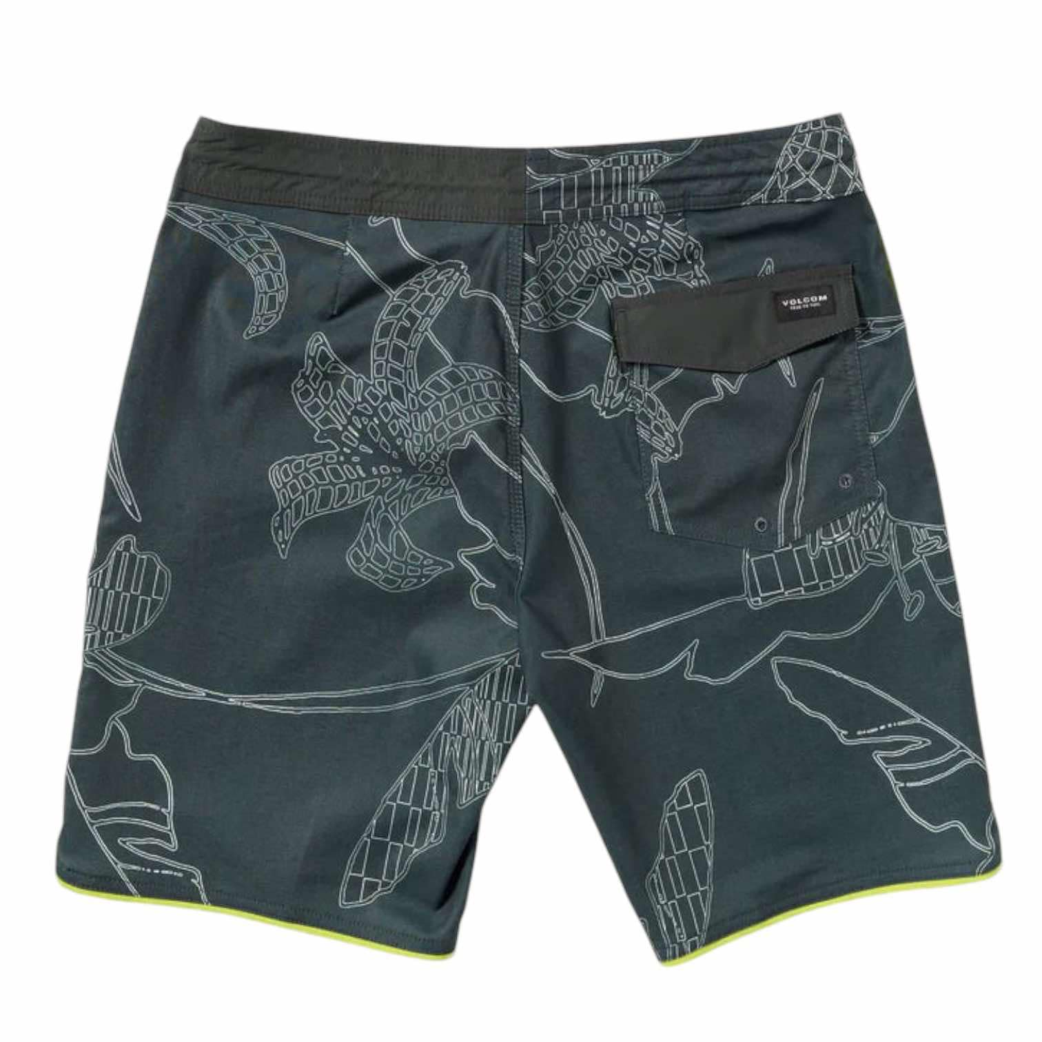 Volcom Mister Fib Scallop Stoney  19" Boardshort (38)