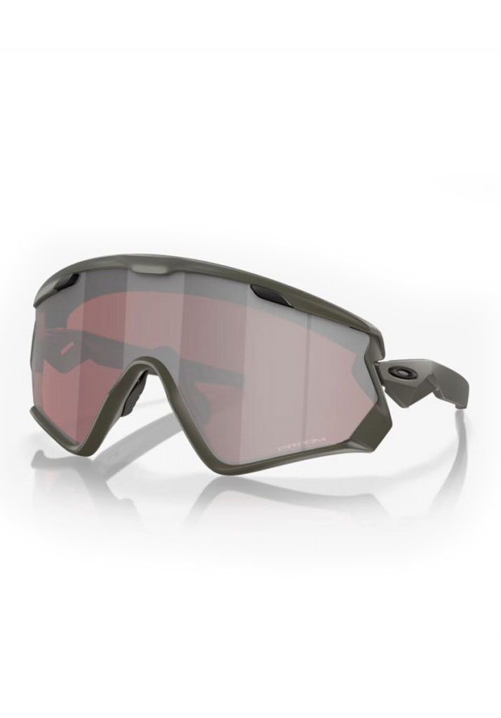 OCCHIALI OAKLEY WIND JACKET 2.0 MATTE OLIVE PRIZM SNOW BLACK IRIDIUM U
