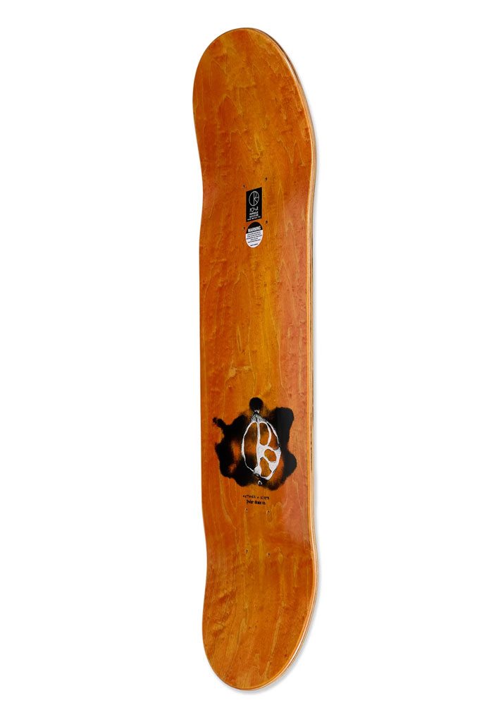 TAVOLA SKATE POLAR SKATE CO. TEAM STROKE LOGO 8.0" BLACK