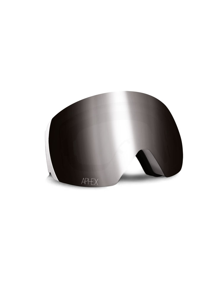 MASCHERA SNOWBOARD APHEX STYX MATT WHITE WHITE (SENZA STRAP) SILVER U