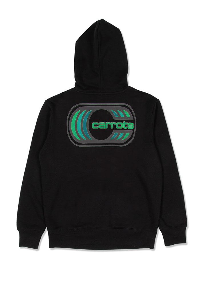 FELPA CAPPUCCIO CARROTS VIBRATION HOODIE BLACK S (Size S)