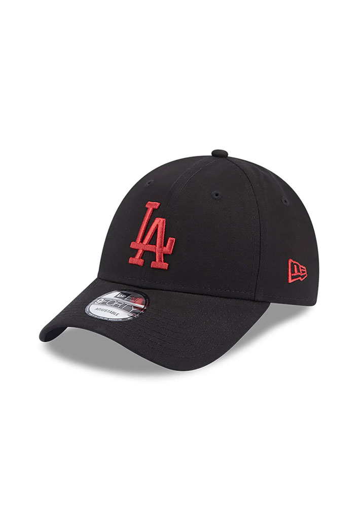 CAPPELLO NEW ERA 9FORTY LA DODGERS LEAGUE ESSENTIAL BLACK RED U