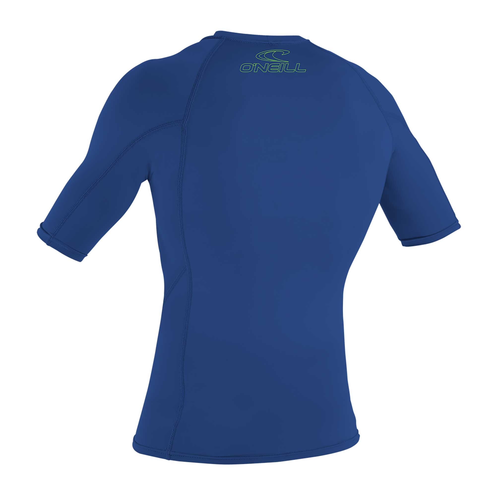 O'nelil Youth Basic Skins S/S Rash Guard - "Color: LIGHT AQUA","Size: 10"