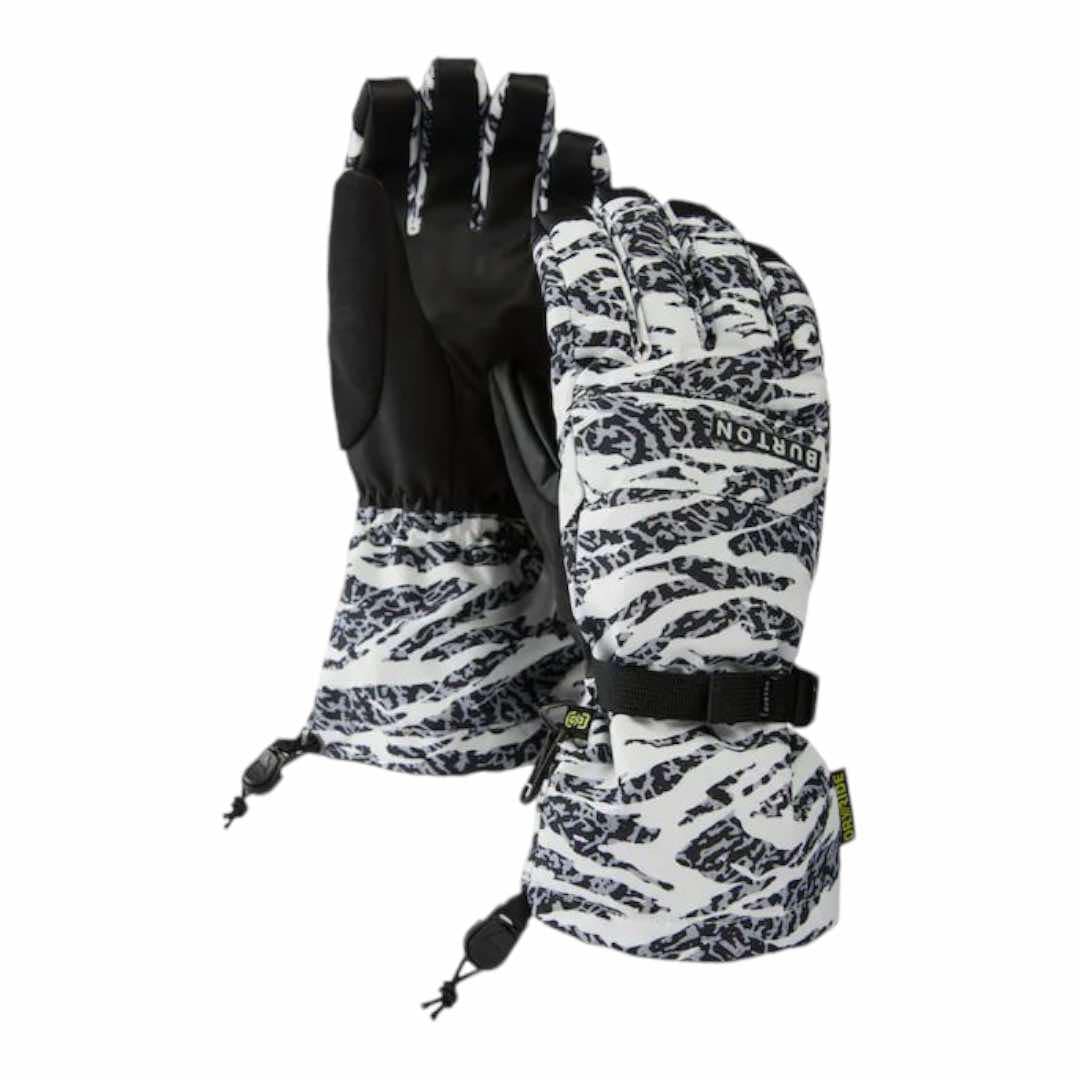 Burton Women's Profile Gloves (ZEBRA CAMO, LARGE)
