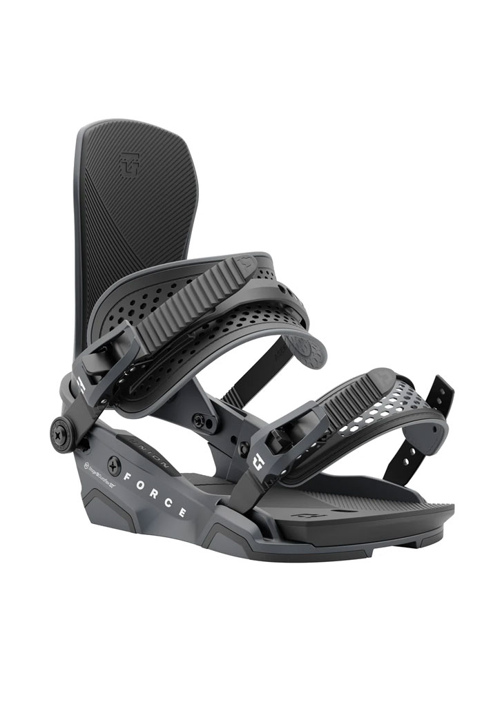 ATTACCHI SNOWBOARD UNION FORCE (TEAM HB) 2025 GUNMETAL M (Taglia M)