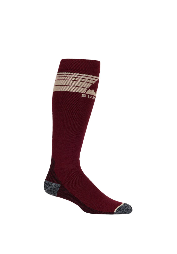 CALZE SNOWBOARD BURTON EMBLEM MIDWEIGHT SOCK DEEP RED L (Taglia L)