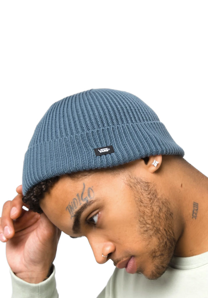 BERRETTA VANS POST SHALLOW CUFF BEANIE BLUESTONE