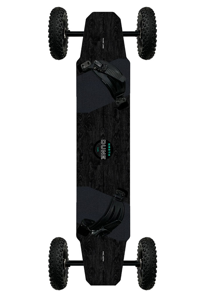 LONGBOARD COMPLETO NORTH KITEBOARDING DUNE MOUNTAIN BOARD 900 BLACK U