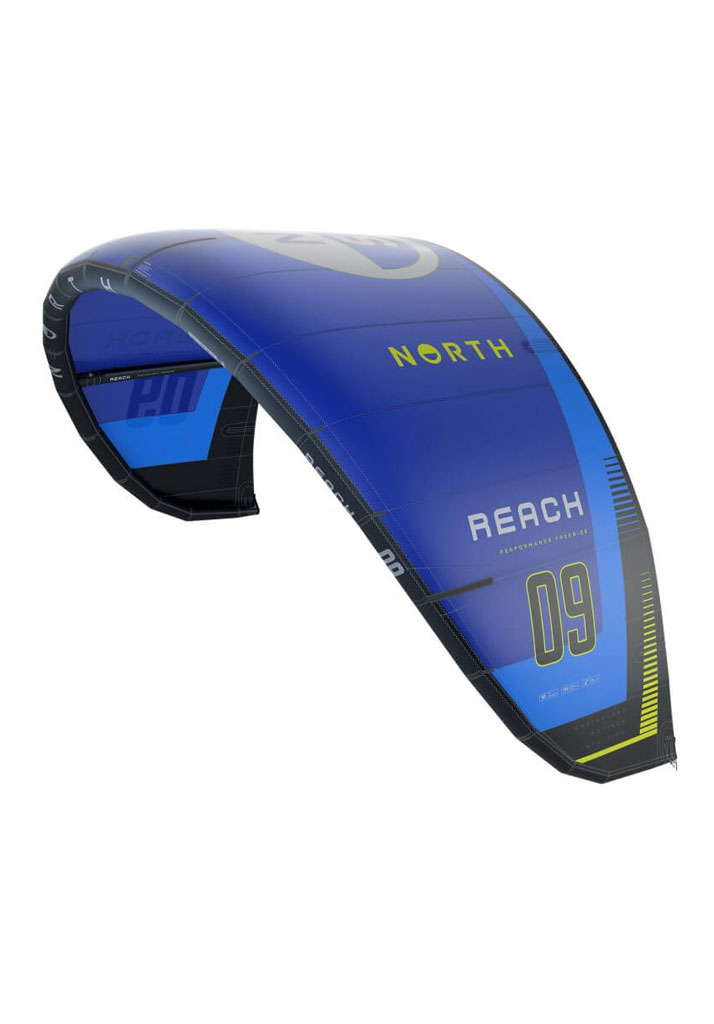 VELA KITESURF NORTH KITEBOARDING REACH KITE 2025 475 PACIFIC BLUE 9m (Size 9m)