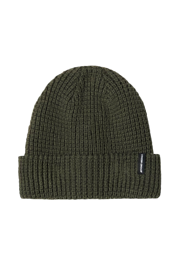 BERRETTA BEYOND MEDALS WAFFLE BEANIE GREEN