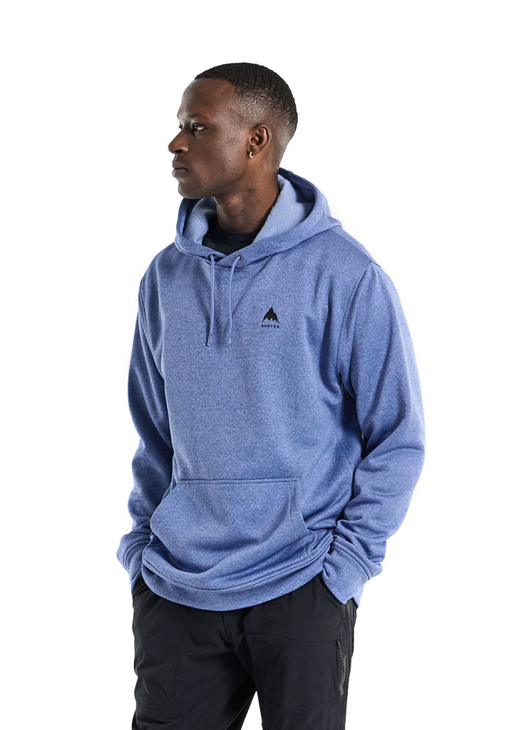 FELPA TERMICA BURTON OAK PULLOVER HOODIE SLATE BLUE HEATHER XS (Size XS)