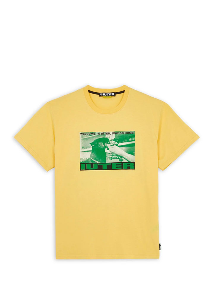 T-SHIRT MANICHE CORTE IUTER WELCOME TEE CANARY S (Size S)