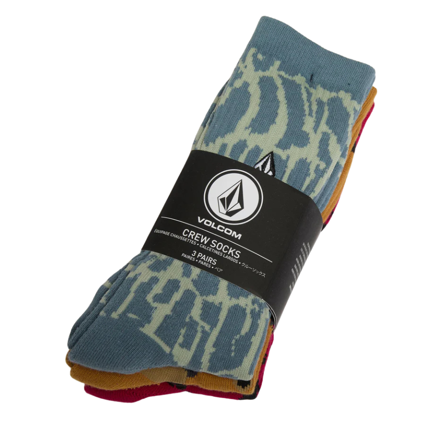 Volcom Print Mixer Socks (3Pack)