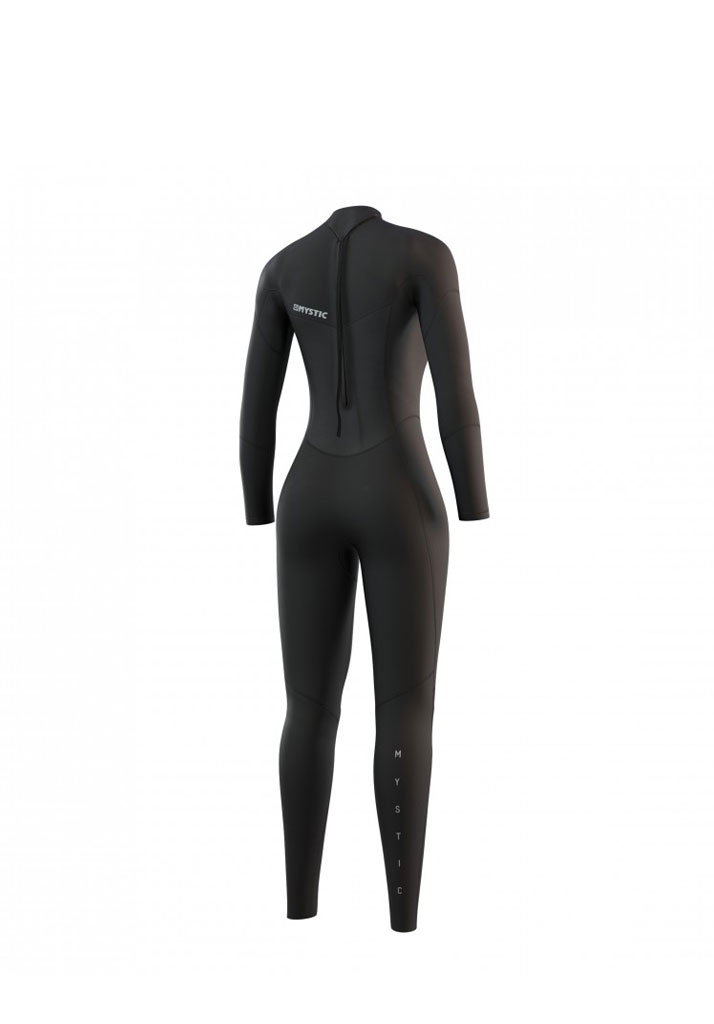 MUTA NEOPRENE MYSTIC STAR FULLSUIT 5/3MM BZIP WOMEN 900 BLACK XS (Size XS)