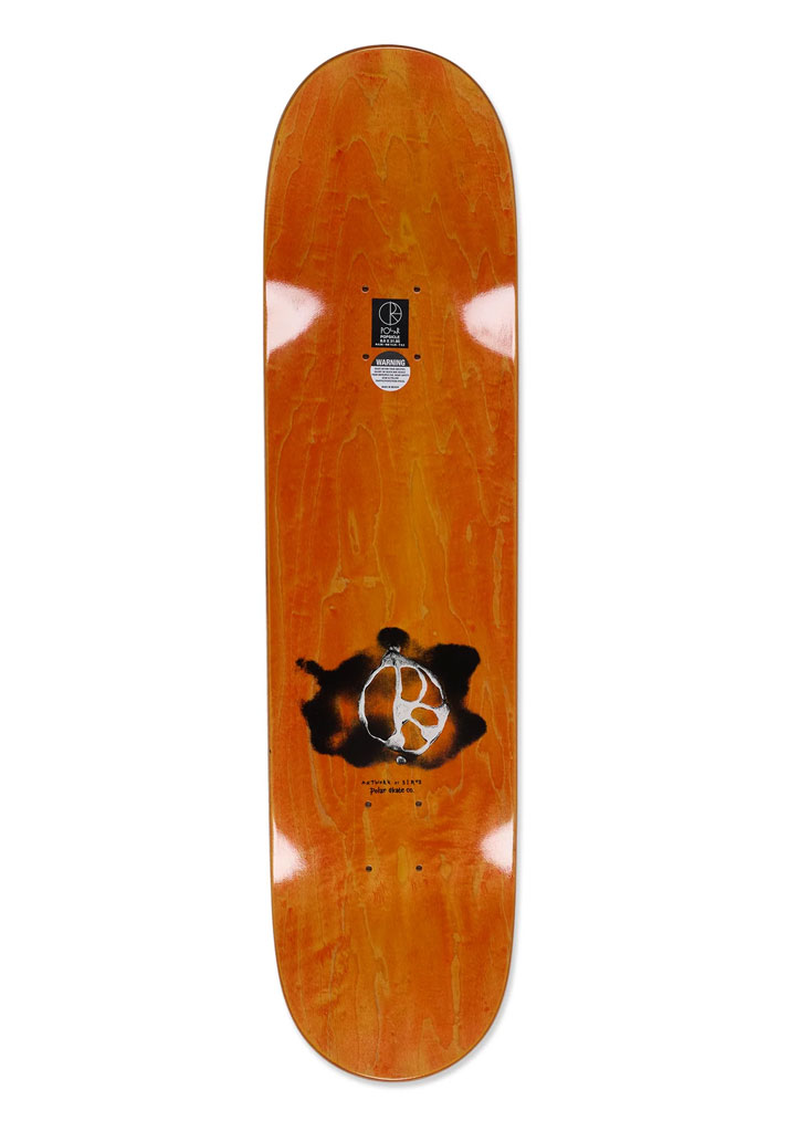 TAVOLA SKATE POLAR SKATE CO. TEAM STROKE LOGO 8.0" BLACK