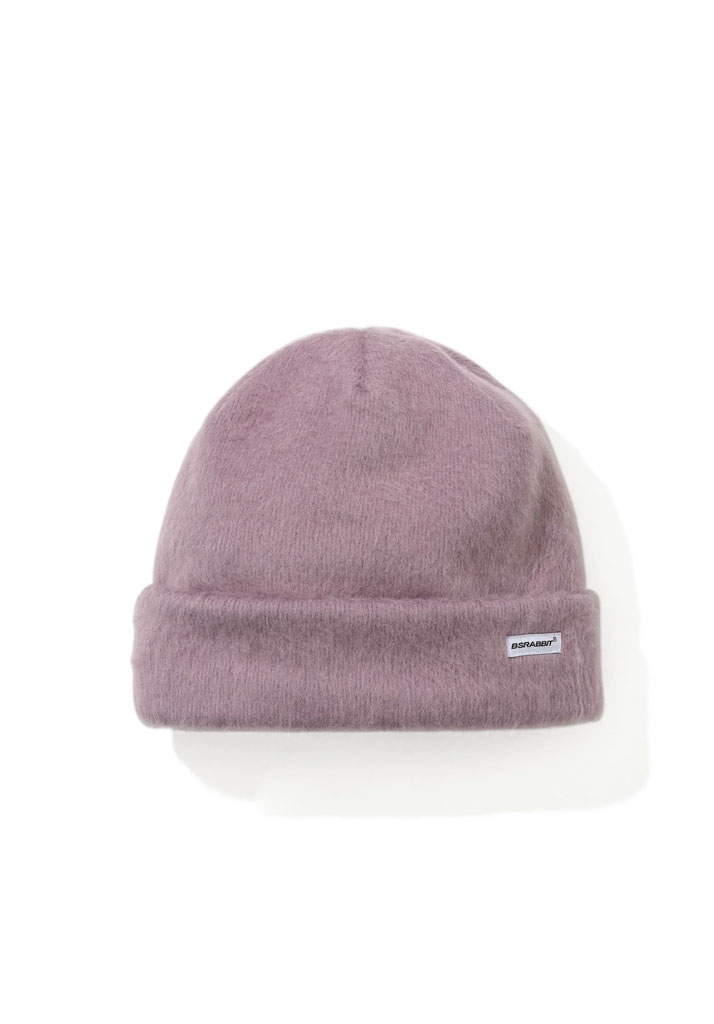 BERRETTA BSRABBIT SOFTLY FUR BEANIE PASTEL PURPLE