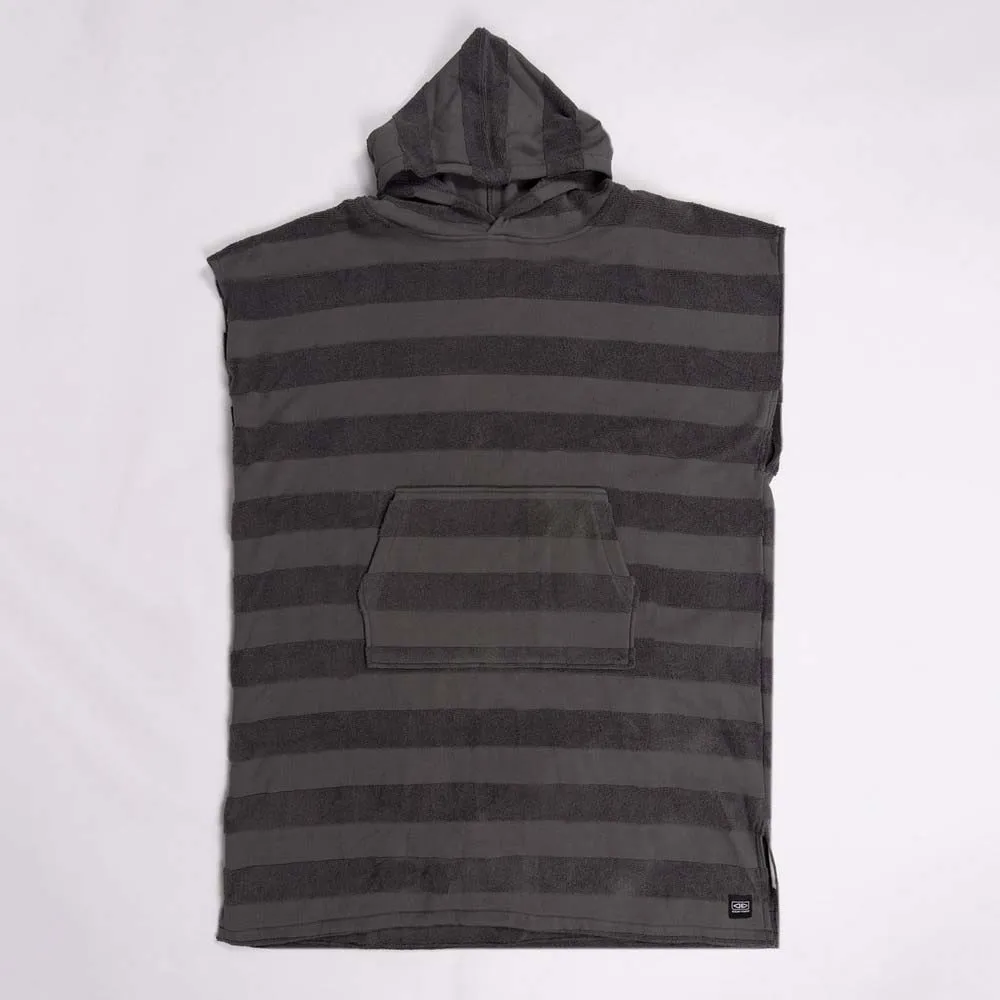 Ocean & Earth Mens Layz Hooded Poncho - Color : Charcoal
