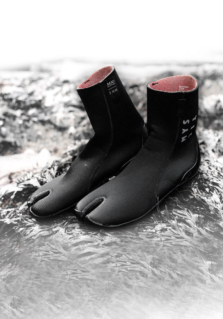 CALZARI NEOPRENE MYSTIC ROAM SOCK 3MM SPLIT TOE 900 BLACK 40 (Size 40)