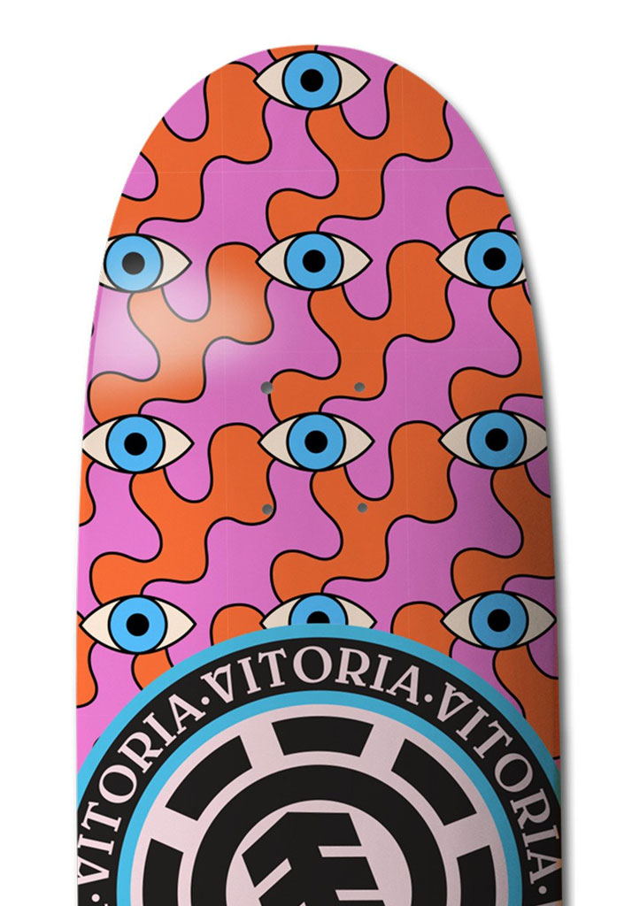 TAVOLA SKATE ELEMENT SIGHT VITORIA MENDONCA 8.50" MULTI