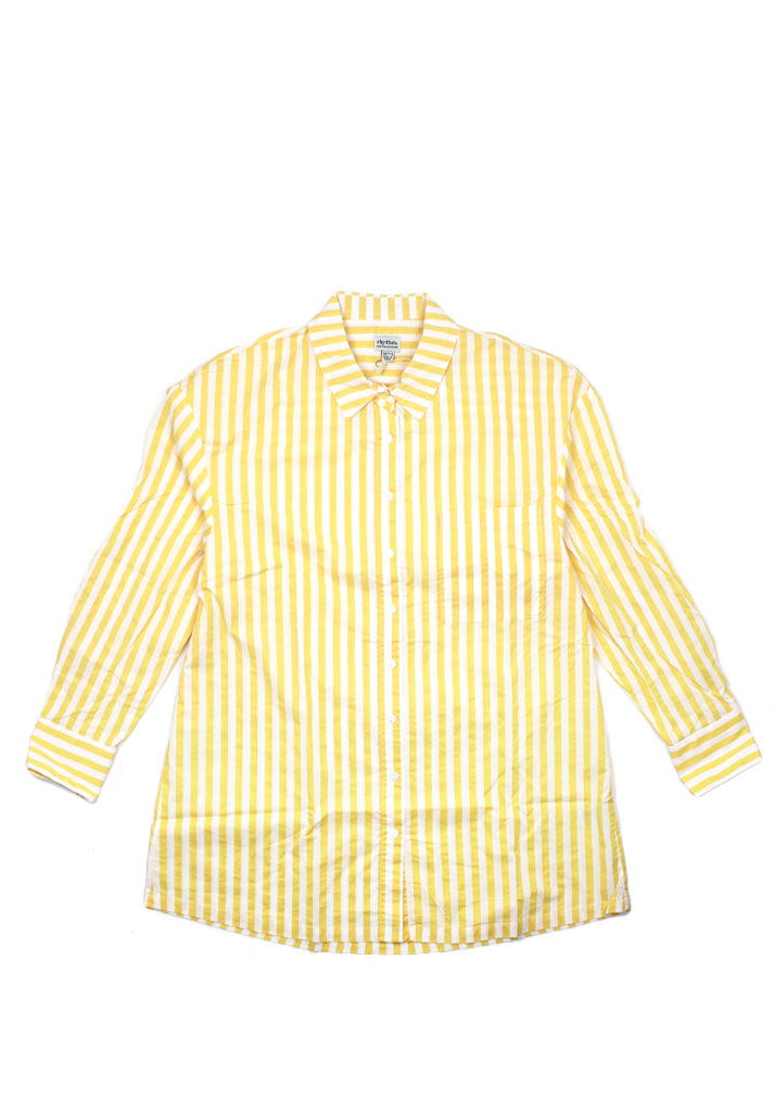 CAMICIA MANICHE LUNGHE RHYTHM SICILY OVERSIZED SHIRT DAFFODIL L (Taglia L)