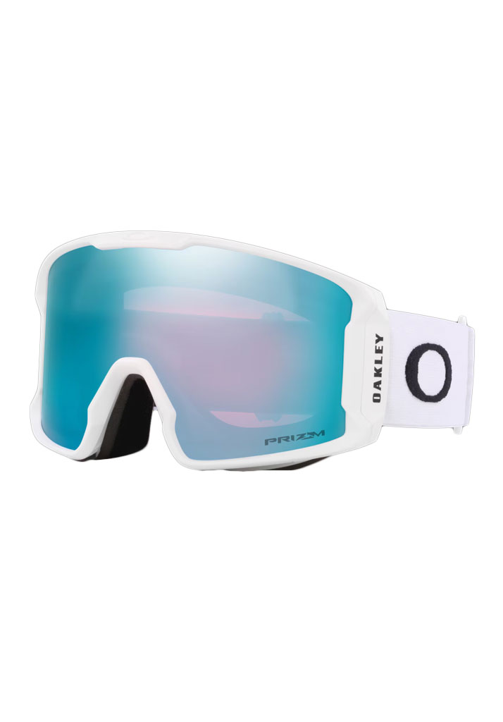 MASCHERA SNOWBOARD OAKLEY LINE MINER L MATTE WHITE PRIZM SNOW SAPPHIRE IRIDIUM