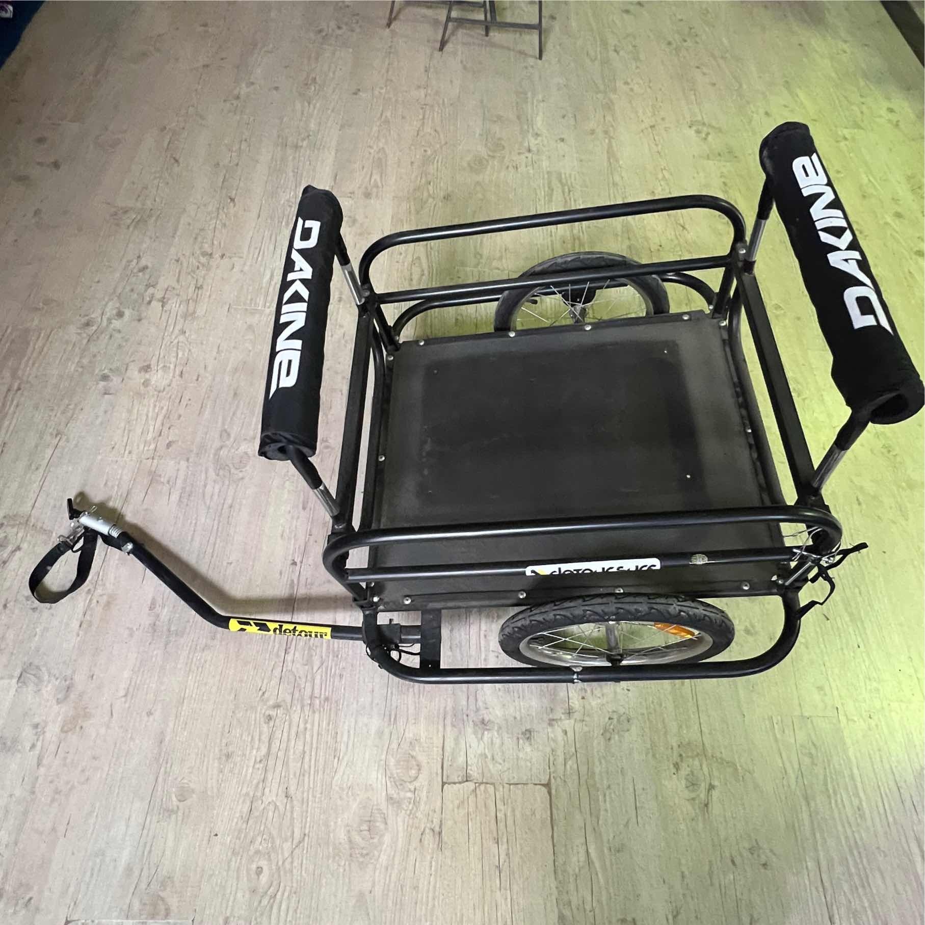 Carrello porta surf per bicicletta