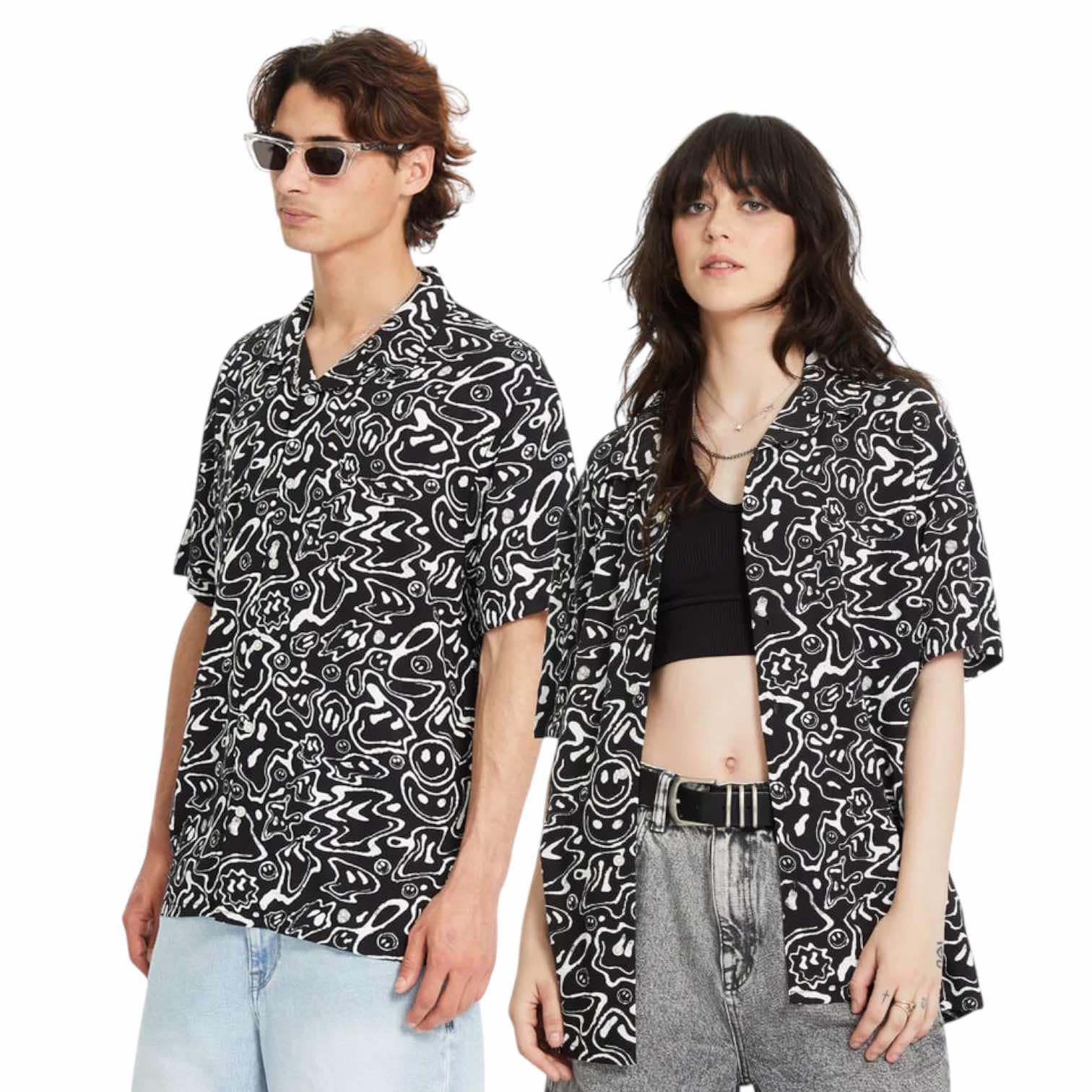 Volcom Flip Rygalski Shirt (X-LARGE, BLACK)