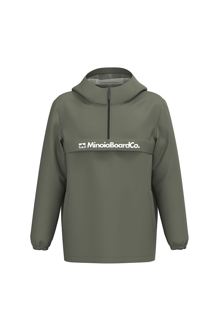 FELPA TERMICA MINOIA BOARD CO ANORAK WATERPROOF GREEN L (Size L)