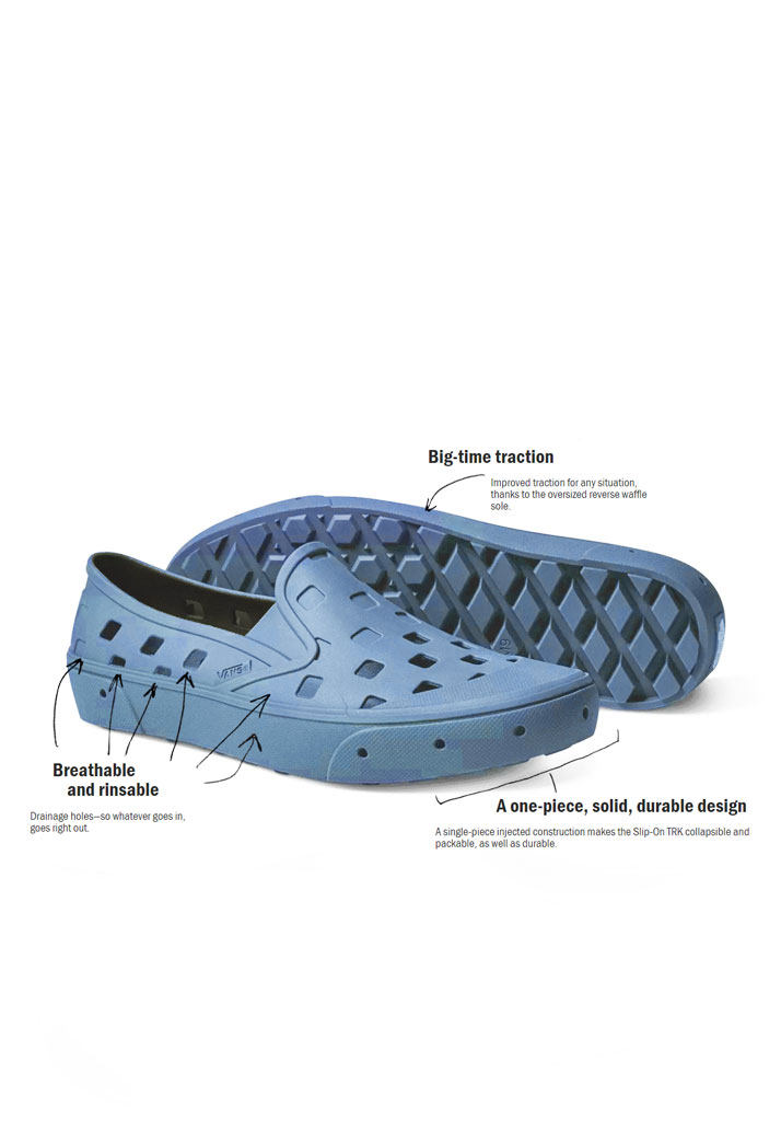 CALZATURE SPIAGGIA VANS UA SLIP-ON TRK CAPTAINS BLUE 44 1/2 (Size 44 1/2)