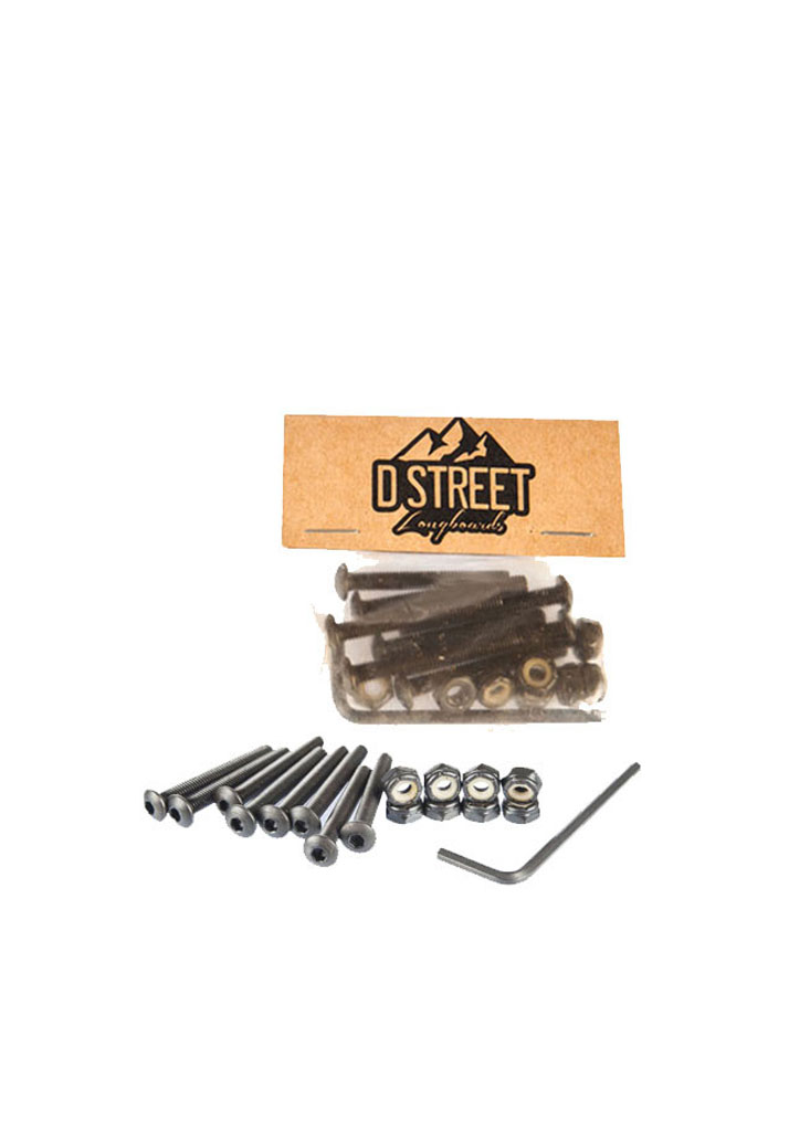 HARDWARE SKATE D STREET BOLTS ALLEN 1 1/2" DOMEHEAD BLACK U