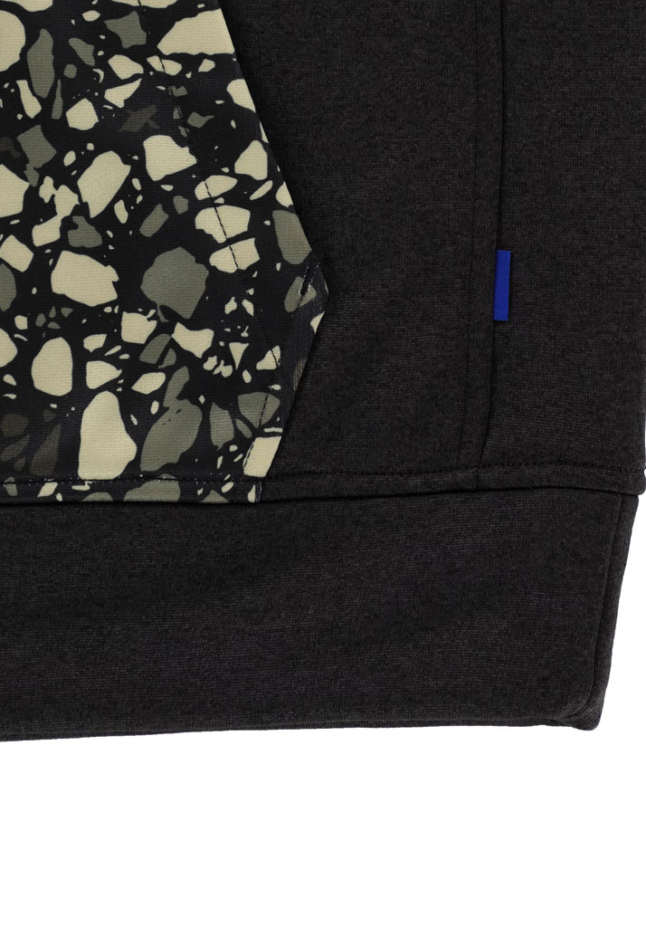 FELPA TERMICA BURTON OAK PULLOVER HOODIE TRUE BLACK HEATHER SEDIMENT XL (Size XL)