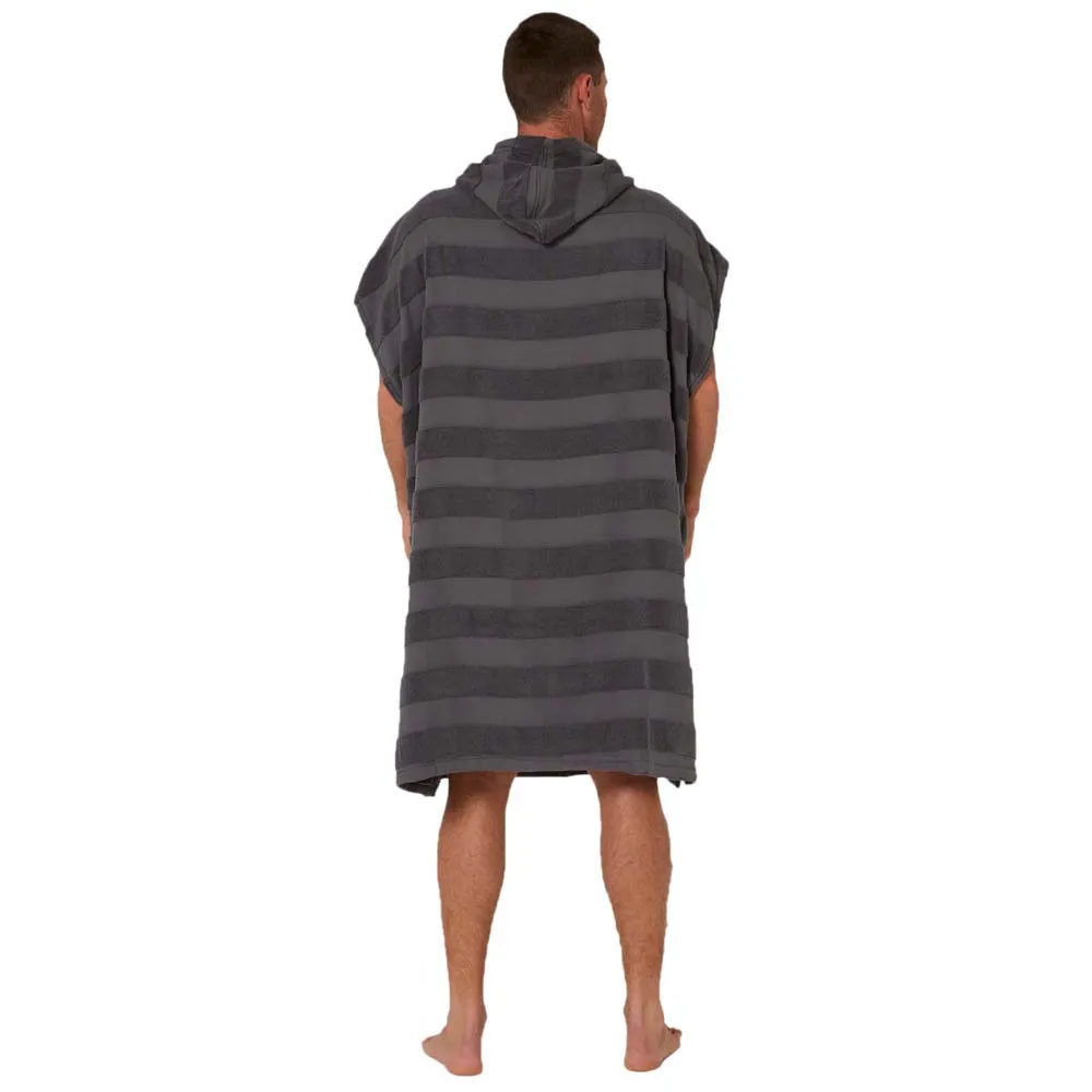 Ocean & Earth Mens Layz Hooded Poncho - Color : Charcoal
