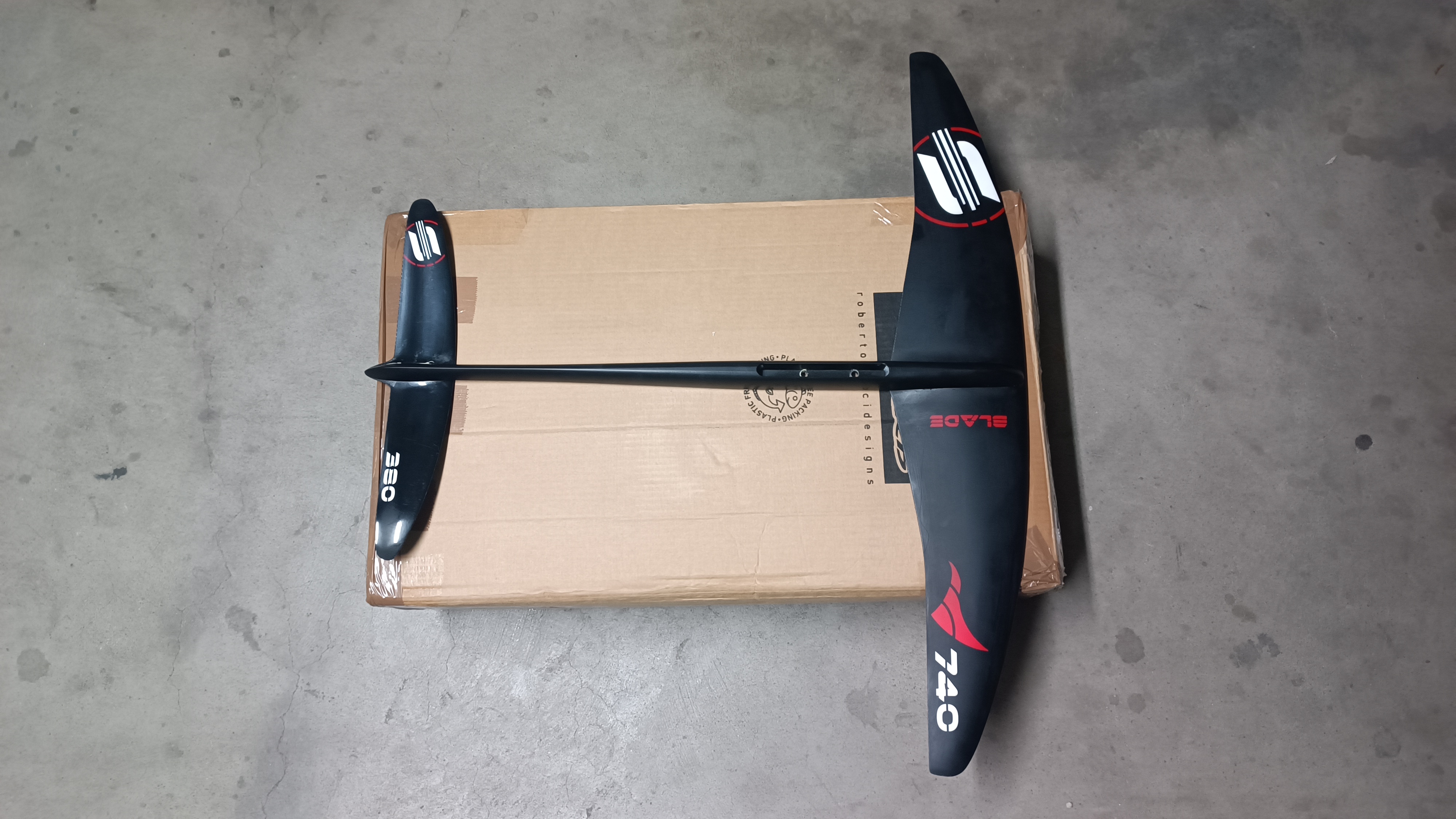 Glider FW 740 BLADE+FUSOLIERA FK647+STABILIZZATORE 380