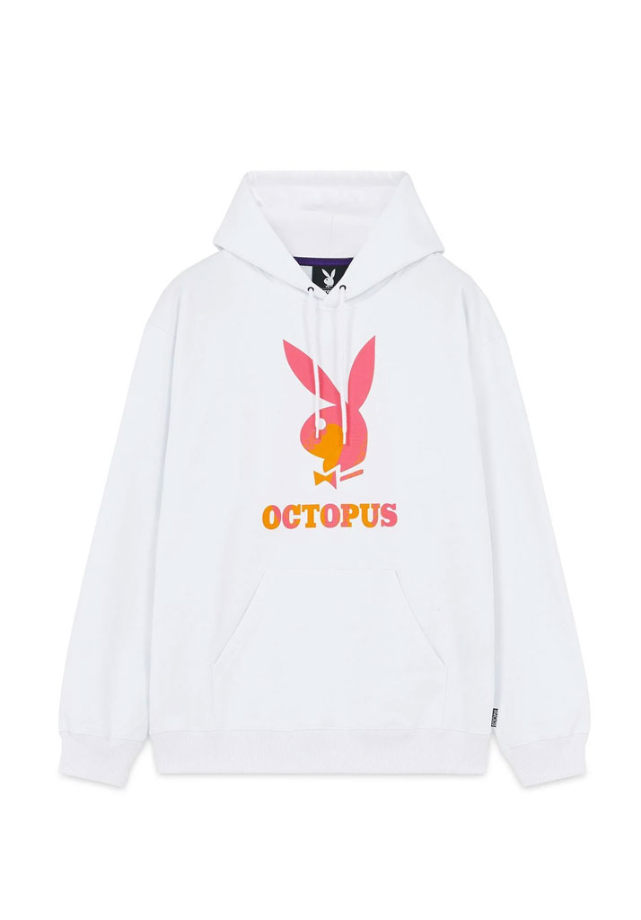 FELPA CAPPUCCIO OCTOPUS BUNNY BILLIARD BLITZ HOODIE WHITE L (Taglia L)