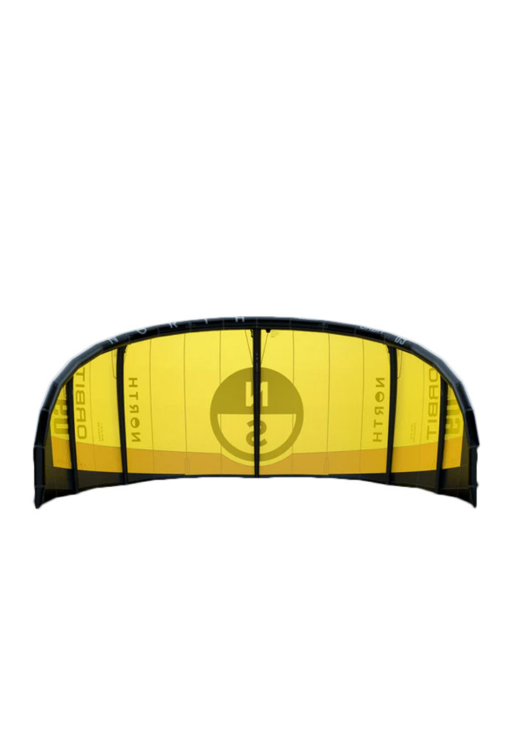VELA KITESURF NORTH KITEBOARDING ORBIT KITE 2025 218 SUNSET YELLOW 8m (Size 8m)