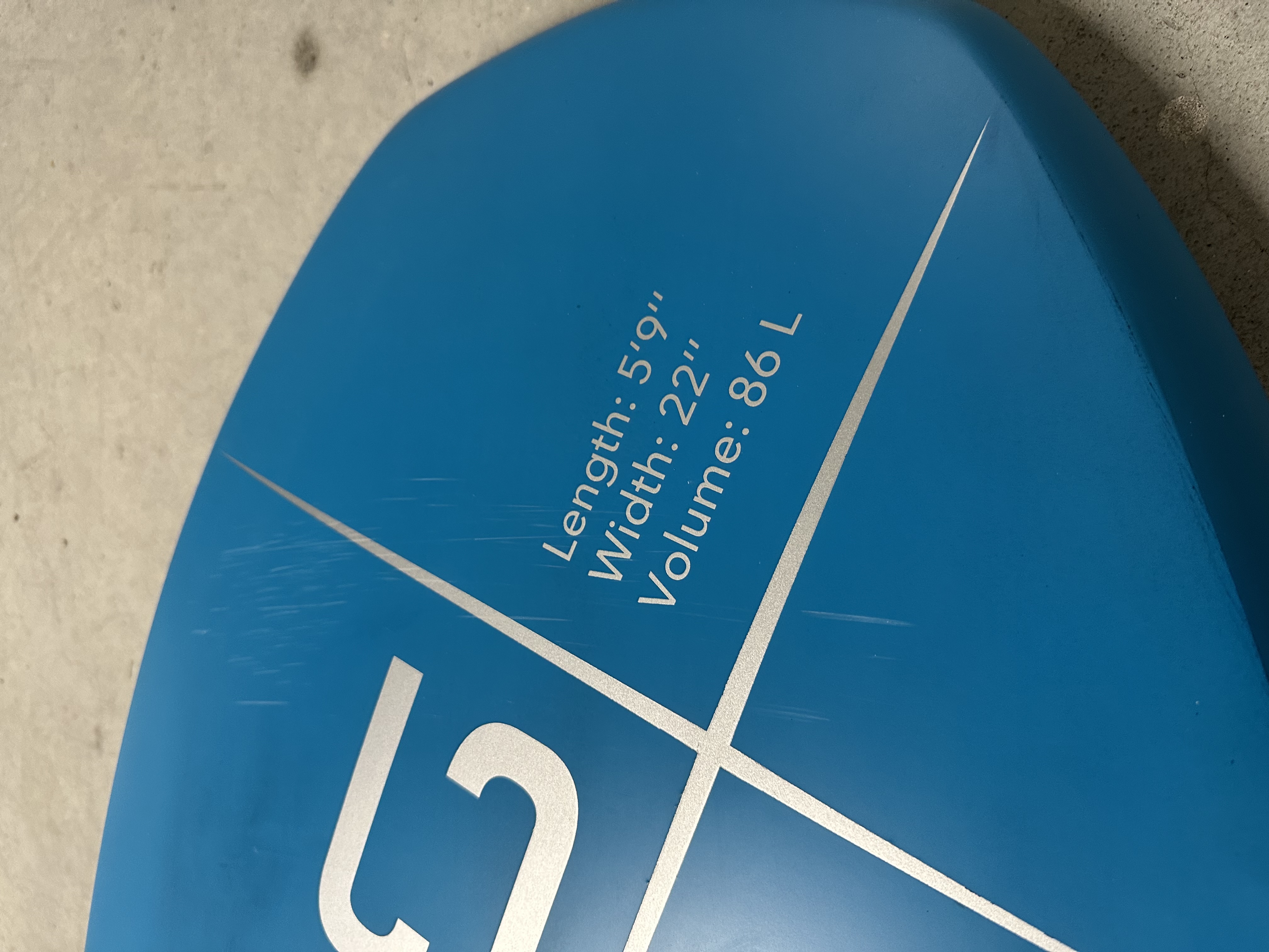 Tavola mid-length Ensis Jive 86 litri per wingfoil e parawing - modello 2025/26