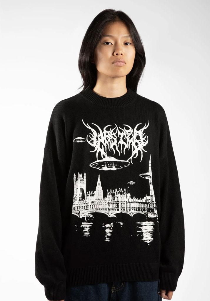 MAGLIONE WASTED PARIS SKYLAB SWEATER BLACK S (Size S)