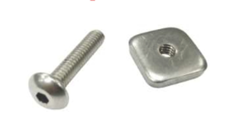 Quatro Bolt and Plate for US Box – Stainless