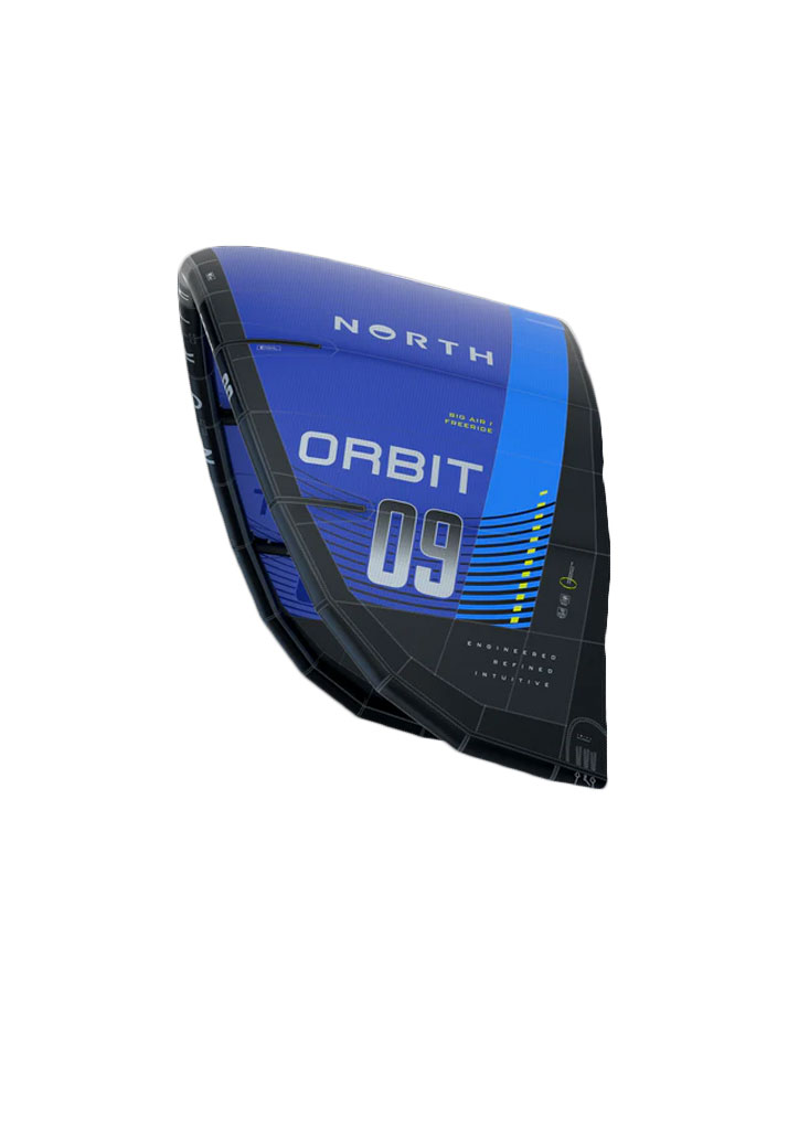 VELA KITESURF NORTH KITEBOARDING ORBIT KITE 2025 475 PACIFIC BLUE 8m (Size 8m)