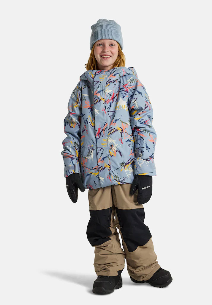 GIACCA SNOWBOARD BURTON K SKIMMER 2L JACKET SCRIBBLE L (Size L)
